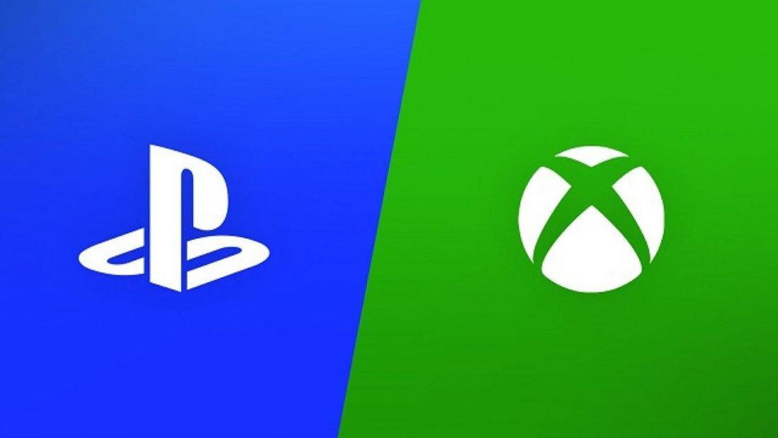 PlayStation logo next to Xbox logo