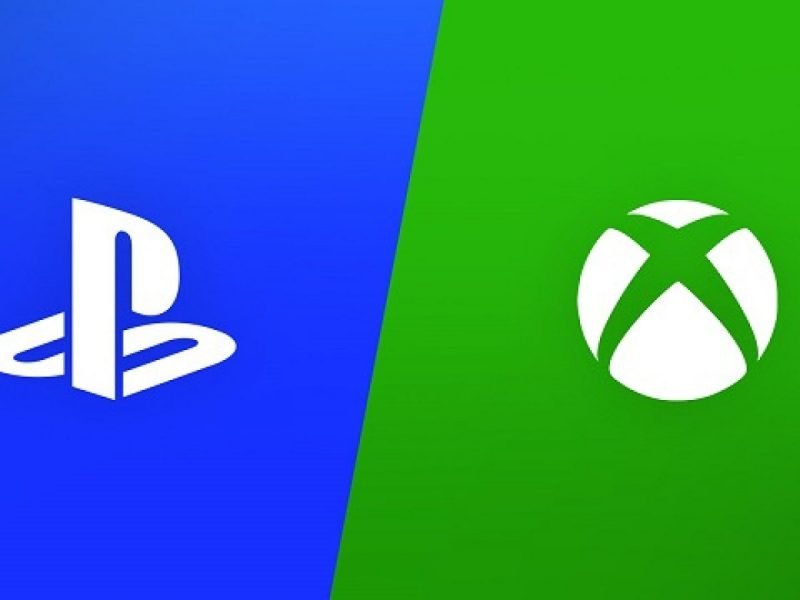 PlayStation logo next to Xbox logo