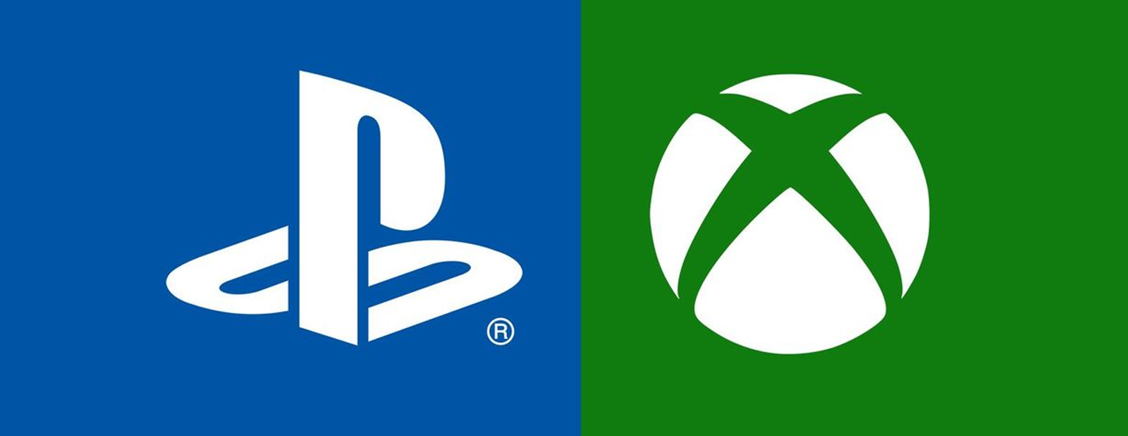 PlayStation logo next to Xbox logo